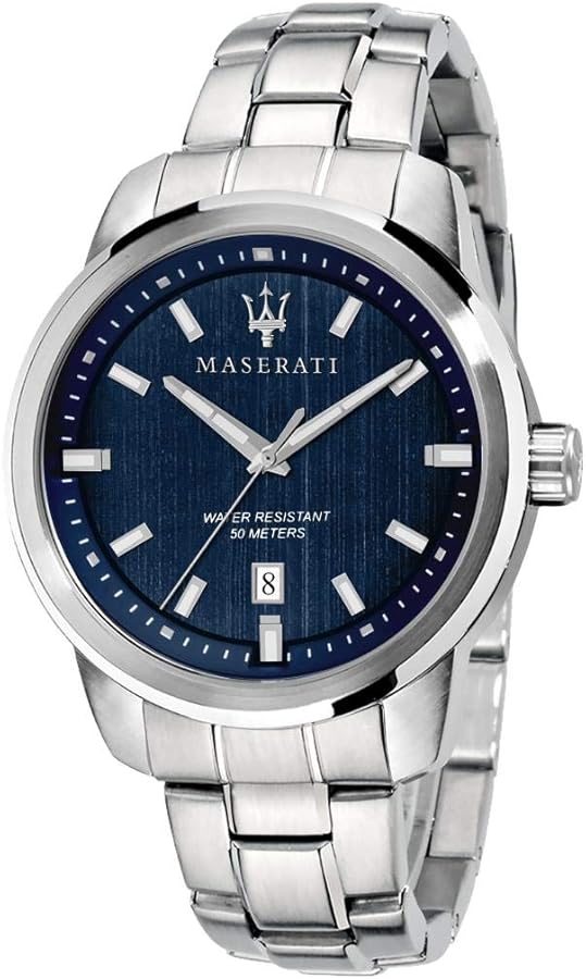 Maserati Men's R8853121004 SUCCESSO Analog Display Quartz Silver Watch