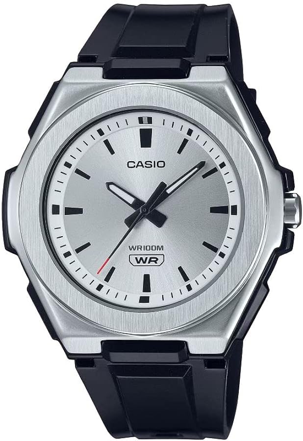 Casio Men's Analog Watch Black Resin Band Stainless Steel BezelLWA300H-7E2V