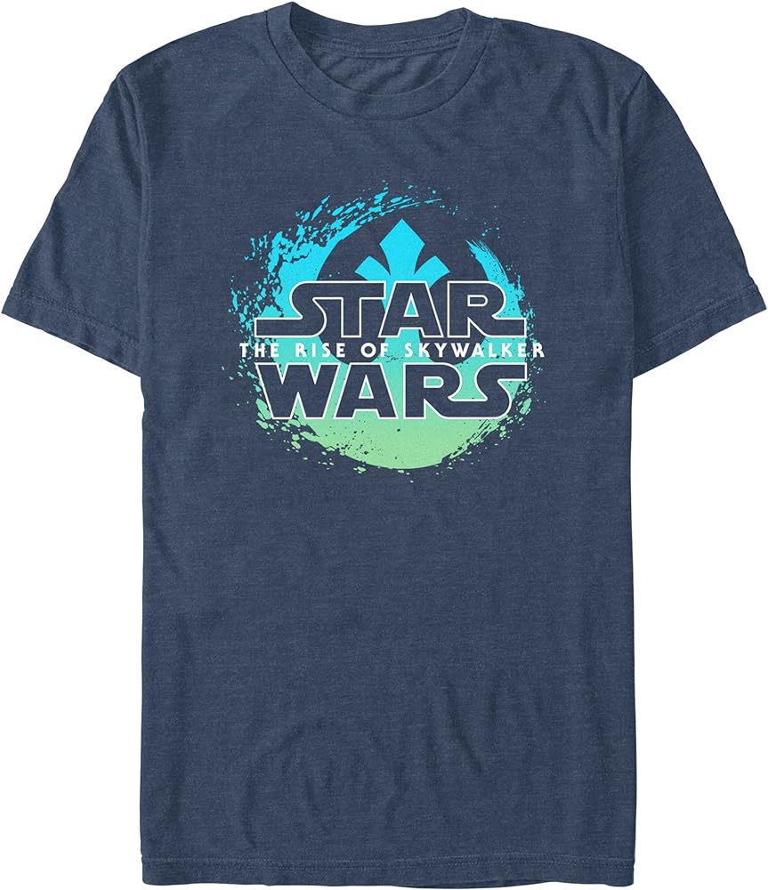 STAR WARS Men's The Rise of Skywalker Rebel Wave Logo T-Shirt