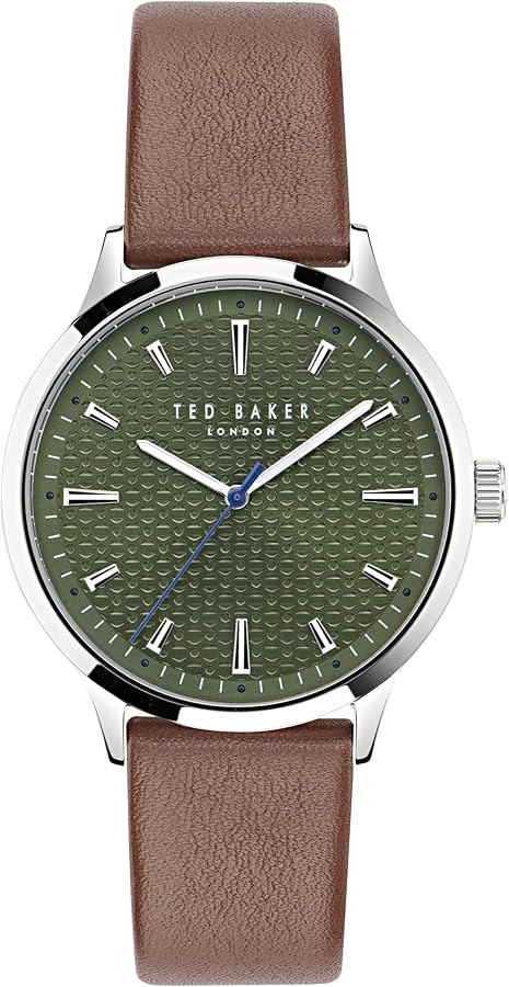 Ted Baker Cosmop Men's Brown Eco Genuine Leather Strap Watch (Model: BKPCSS4029I)