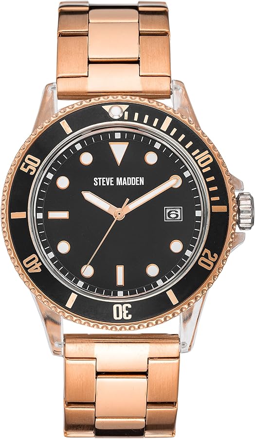 Steve Madden Unisex Date Function Bracelet Watch