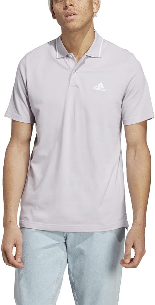 adidas Men's Aeroready Essentials Pique Small Logo Polo Shirt