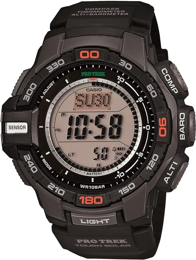 Casio Men's Pro Trek PRG-270-1 Tough Solar Triple Sensor Multifunction Digital Sport Watch