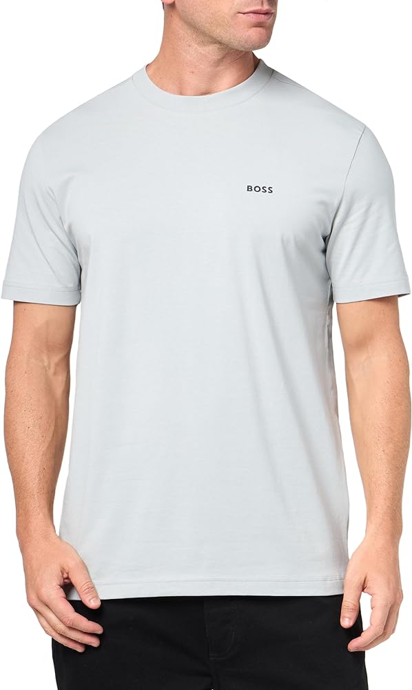 BOSS Men's Contrast Logo Cotton Stretch T-shirt