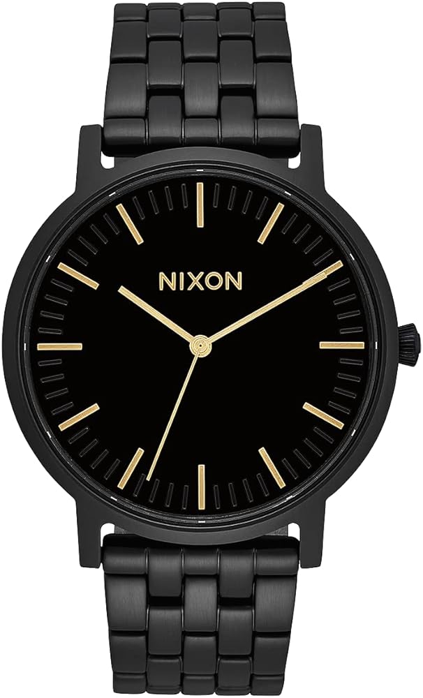 NIXON Porter A1057-50m Water Resistant Men's Analog Classic Watch (40mm Watch Face, 20-18mm Stainless Steel Band)