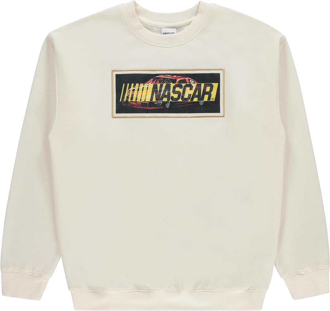 NASCAR Vintage Daytona 500 Sweatshirt Racing Mens Embroidered Chenille Crewneck Sweatshirt