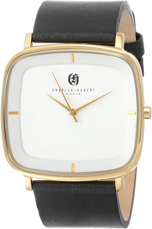 Charles-Hubert, Paris Men's 3945-B Premium Collection White Dial Watch