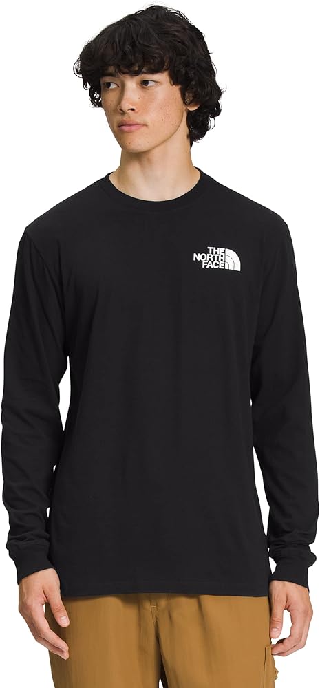 THE NORTH FACE mens Long Sleeve Box Nse Tee