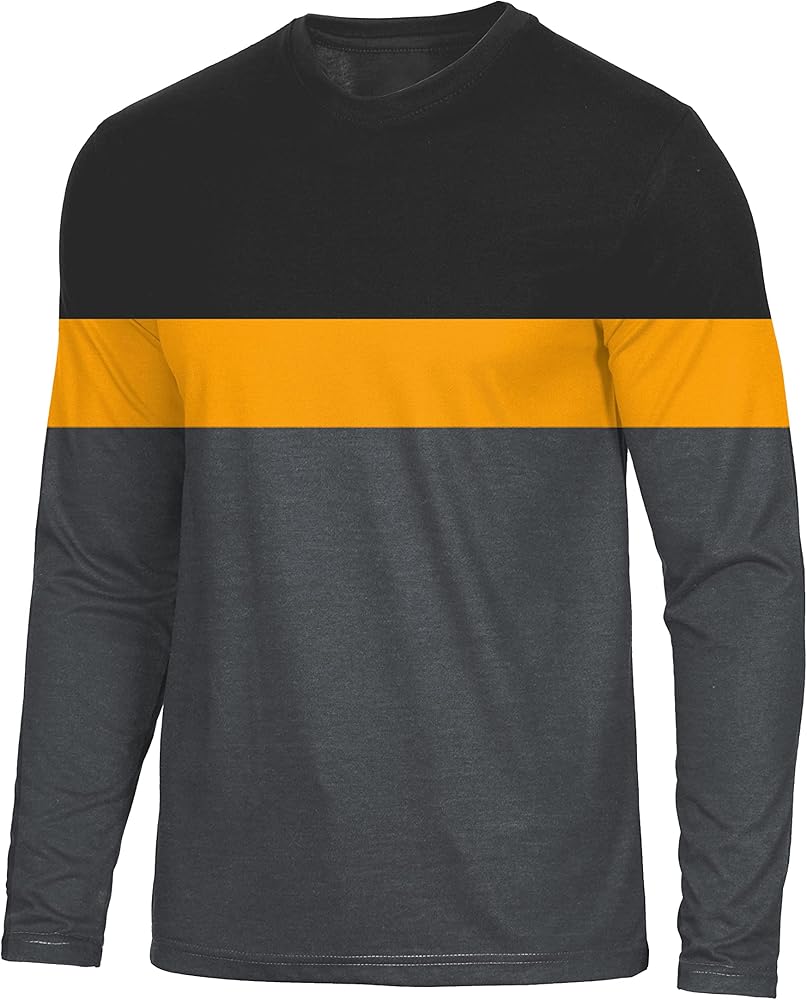 Decrum Long Sleeve Shirts for Men - Soft Comfy Casual Tees Round Neck Full Sleeve Men's T-Shirts