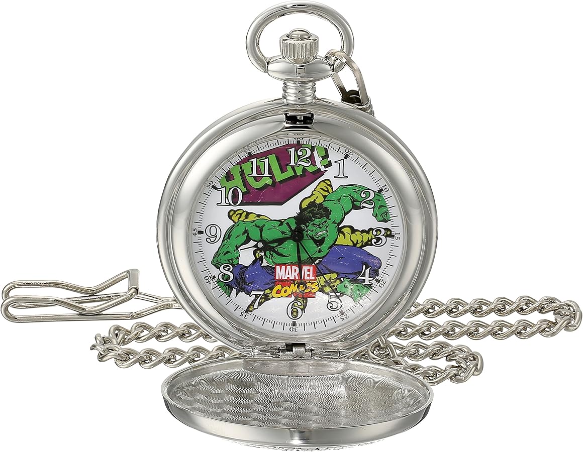 Marvel Men's W001743 Hulk Analog-Quartz Pocket Watch