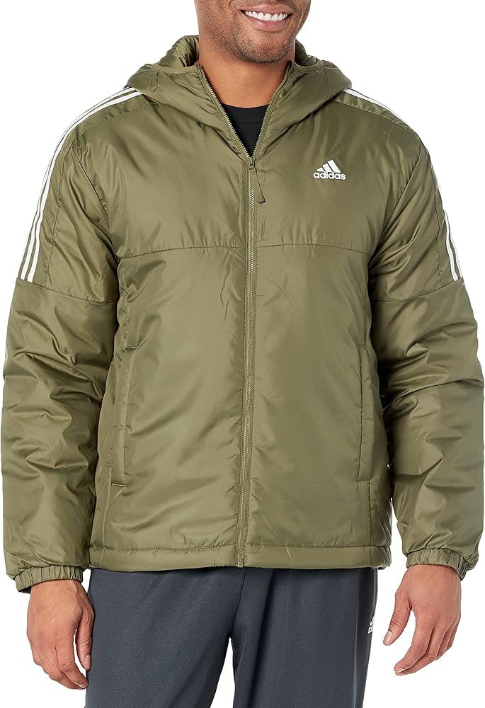 adidas Men's Essentials Insulated Hooded Jacket