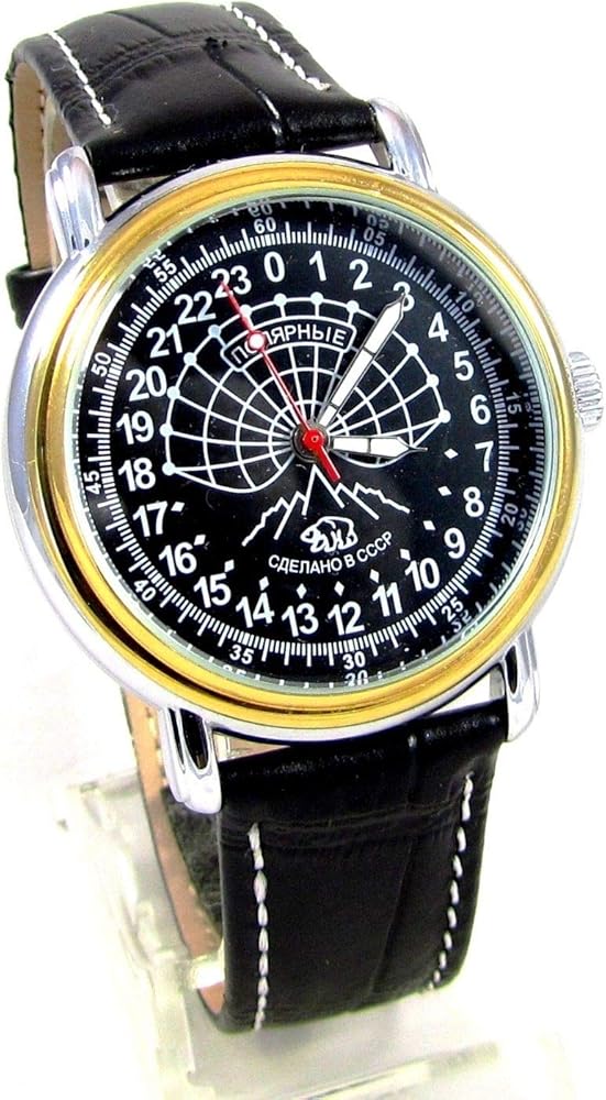 Raketa Vintage Polar Mens Watch 24 Hours Antarctica Original Petrodvorets Mens Gift