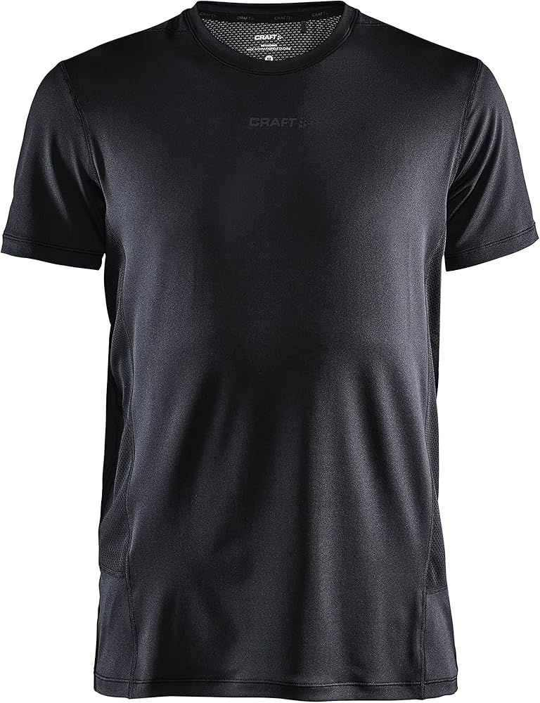 Craft Sportswear Men's ADV Essence SS Tee, Short Sleeve Workout T-Shirt for Training, Running, & Gym Workouts