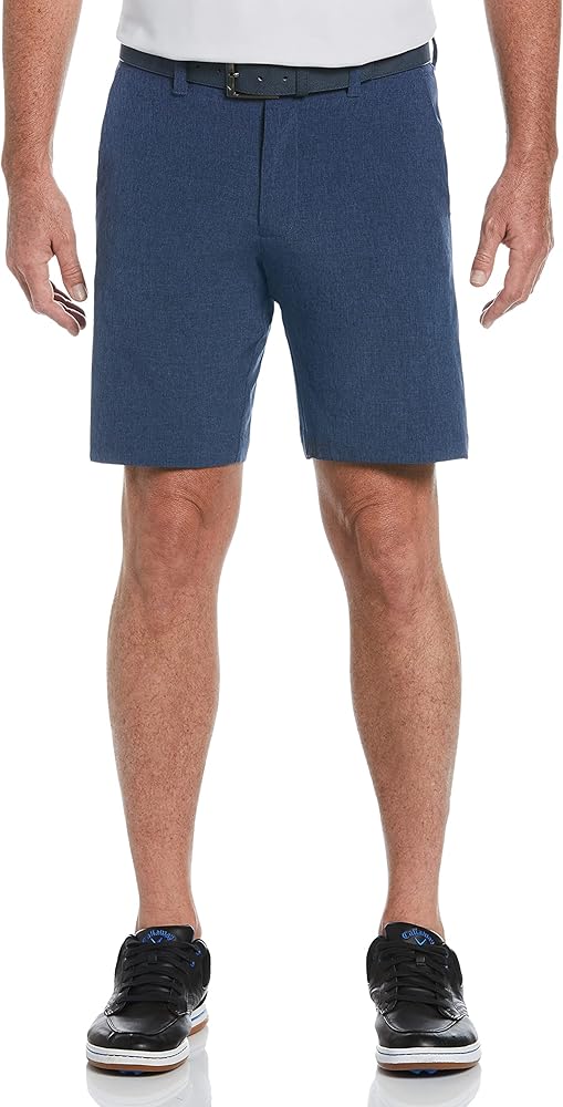 Callaway Men’s 9" Swing Tech Heather Ergo Golf Shorts with Active Waistband, Durable Fabric