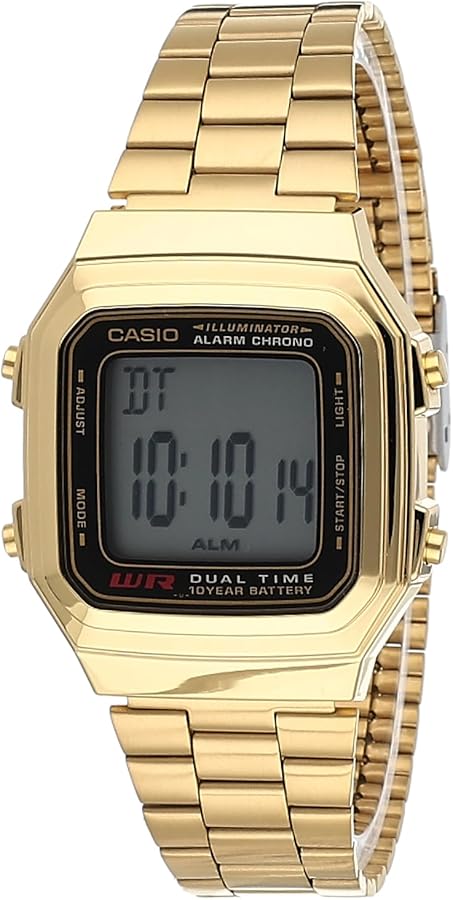 Casio Watch - A178WGA1A (Size: Men)