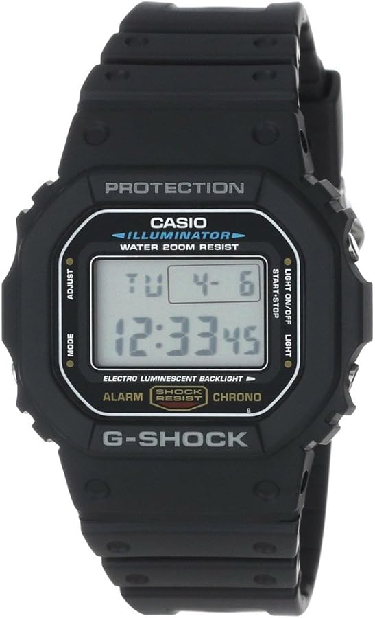 Casio DW5600E-1V G Shock - Digital-200M Wr - Classic