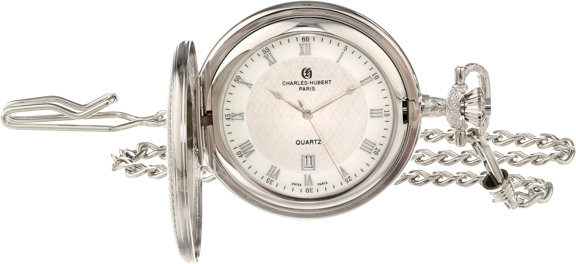 Charles-Hubert, Paris Quartz Pocket Watch