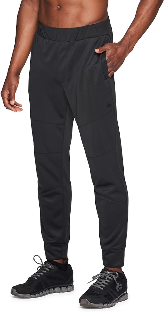 RBX Active Men's Athletic Performance Quick Dry Breathable Tapered Jogger Sweatpant with Pockets