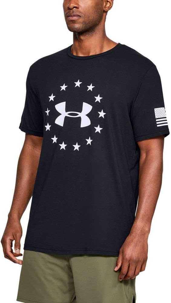 Under Armour Men's UA Freedom Logo T-Shirt LG Black