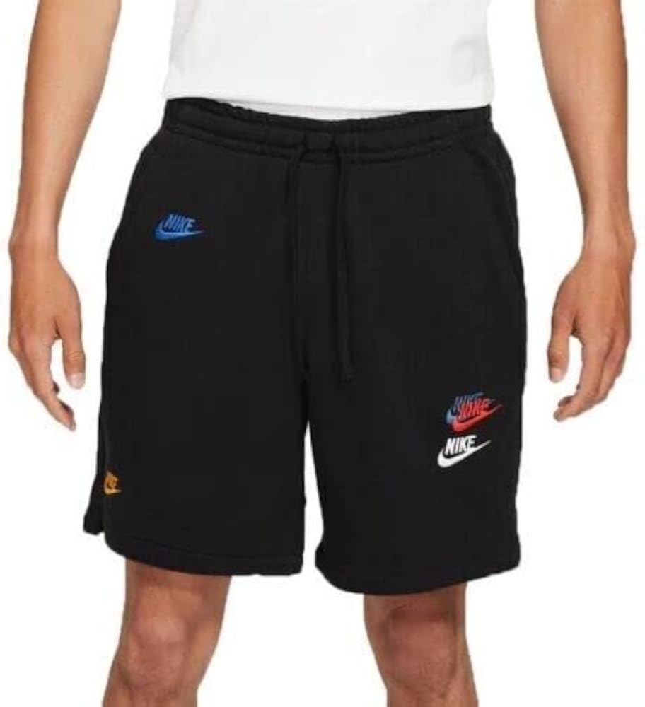 Nike Mens Sportswear Essentials French Terry Black Shorts L