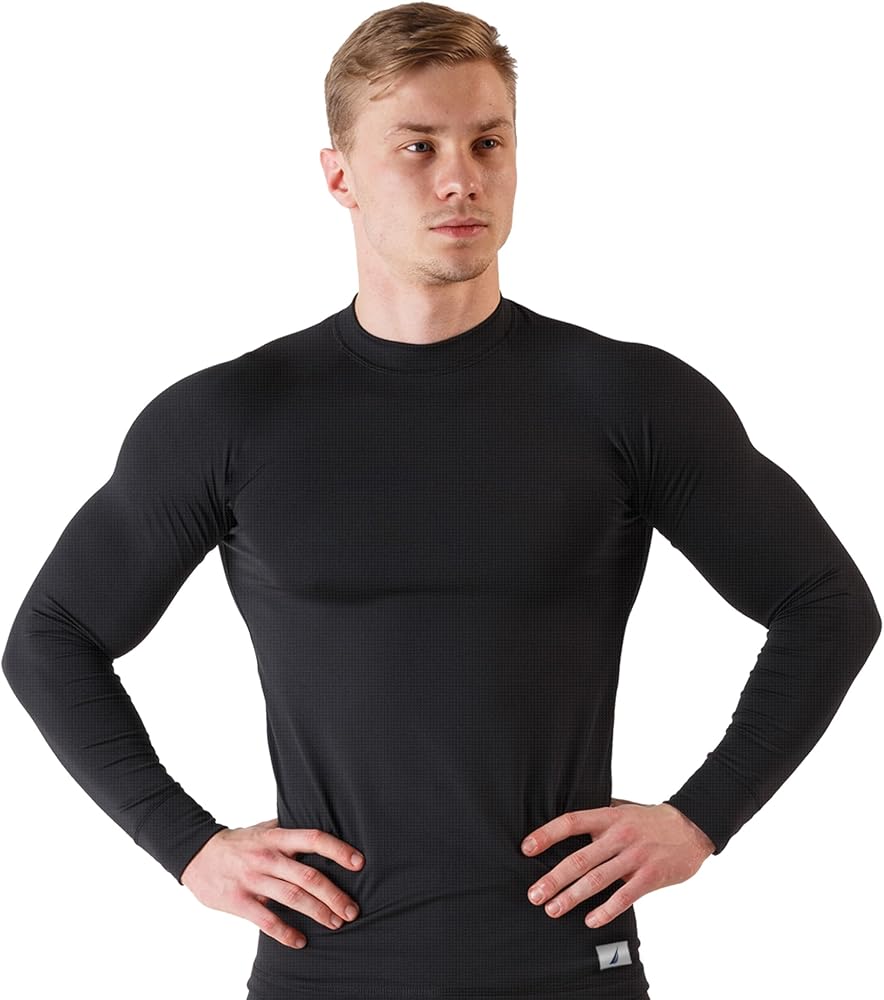 Nautica Mens Thermal Underwear Shirt - Warm Mens Thermal Shirt - Cold Weather Undershirt, Thermal Underwear for Men