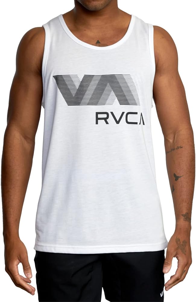 RVCA Mens Sport DriRelease Athletic Breathable VA Tank Top