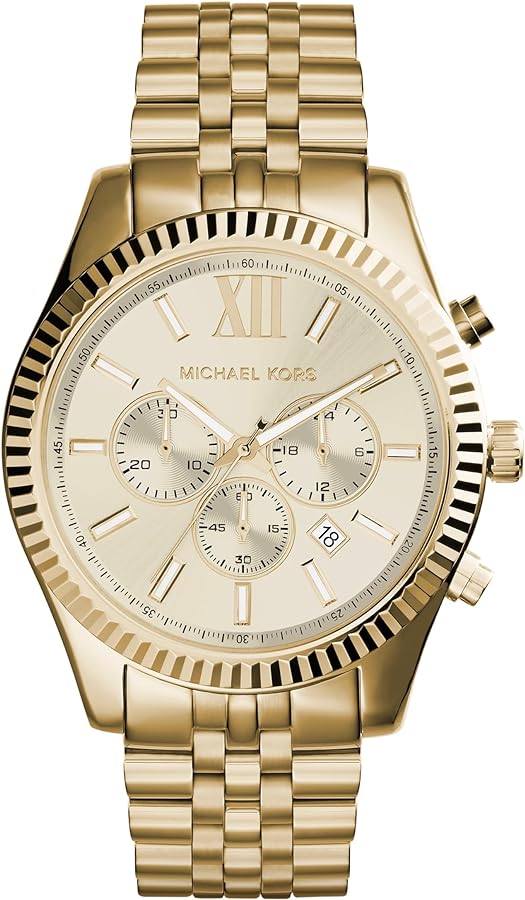 Michael Kors Lexington Men's Watch, Stainless Steel Bracelet Watch for Men