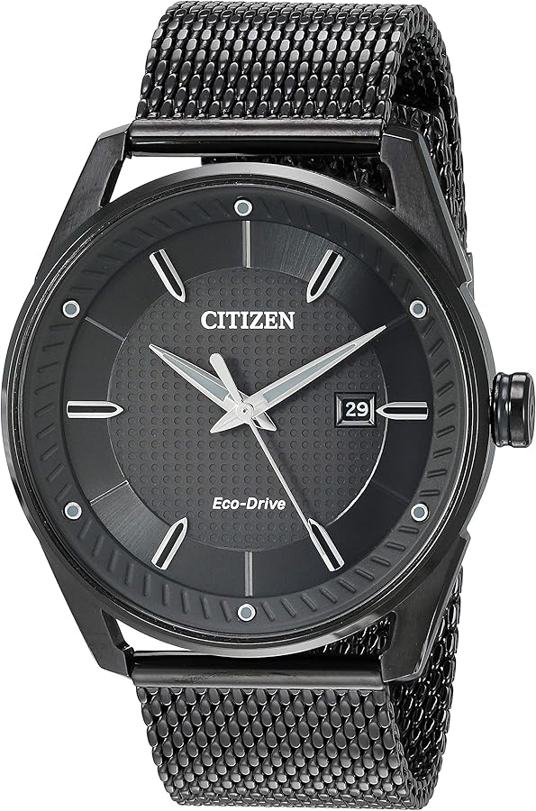 Citizen Men's Sport Casual 3-Hand Eco-Drive Watch, Date, Patterned Dial