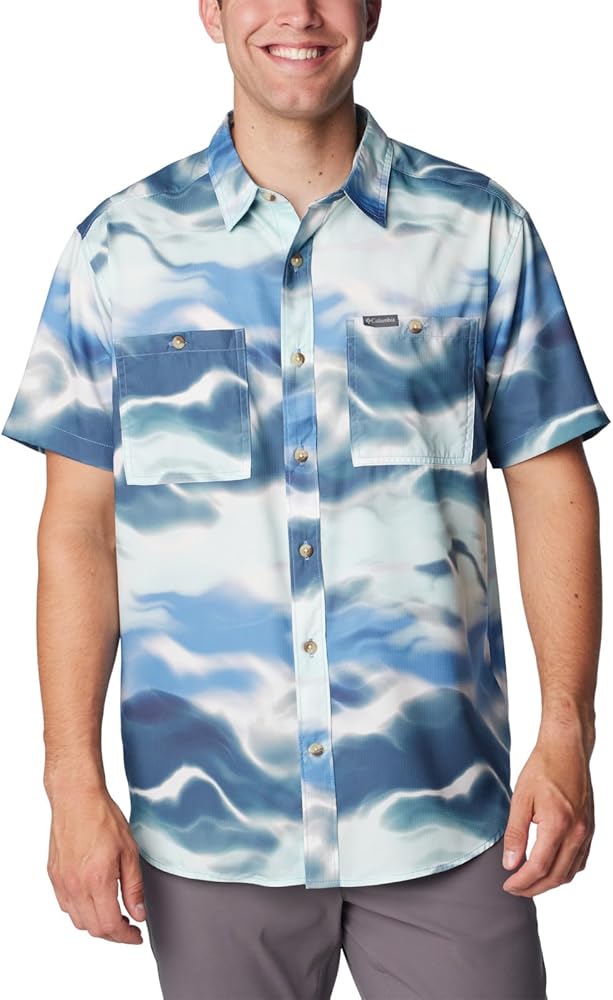 Columbia Men's Utilizer Printed Woven Short Sleeve