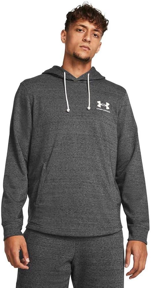 Under Armour Men's Standard Rival Terry Long Crew Neck Hoodie