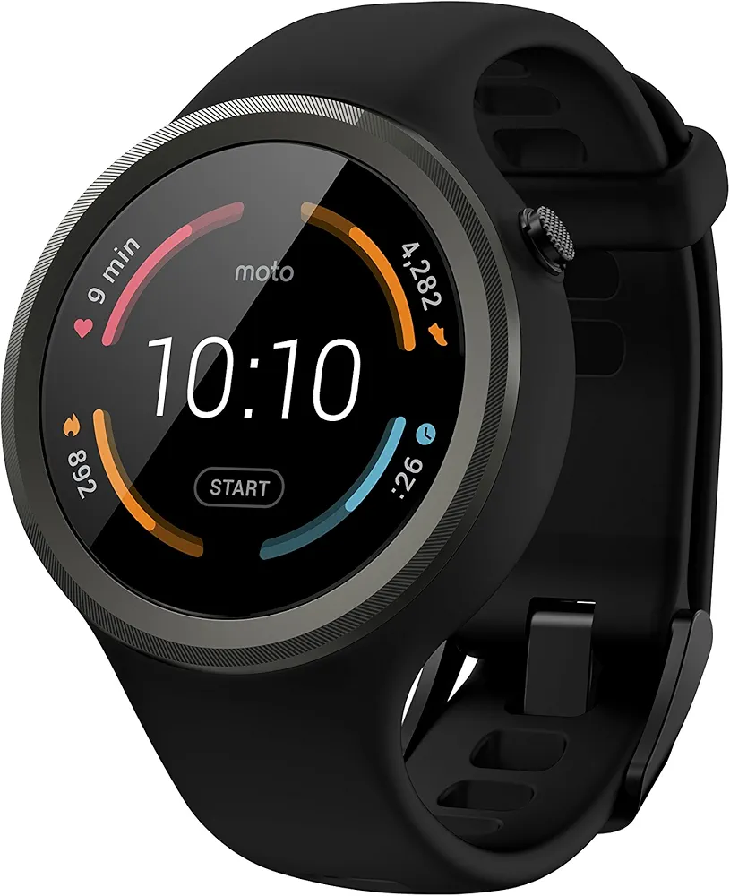 Motorola Moto 360 Sport - 45mm, Black