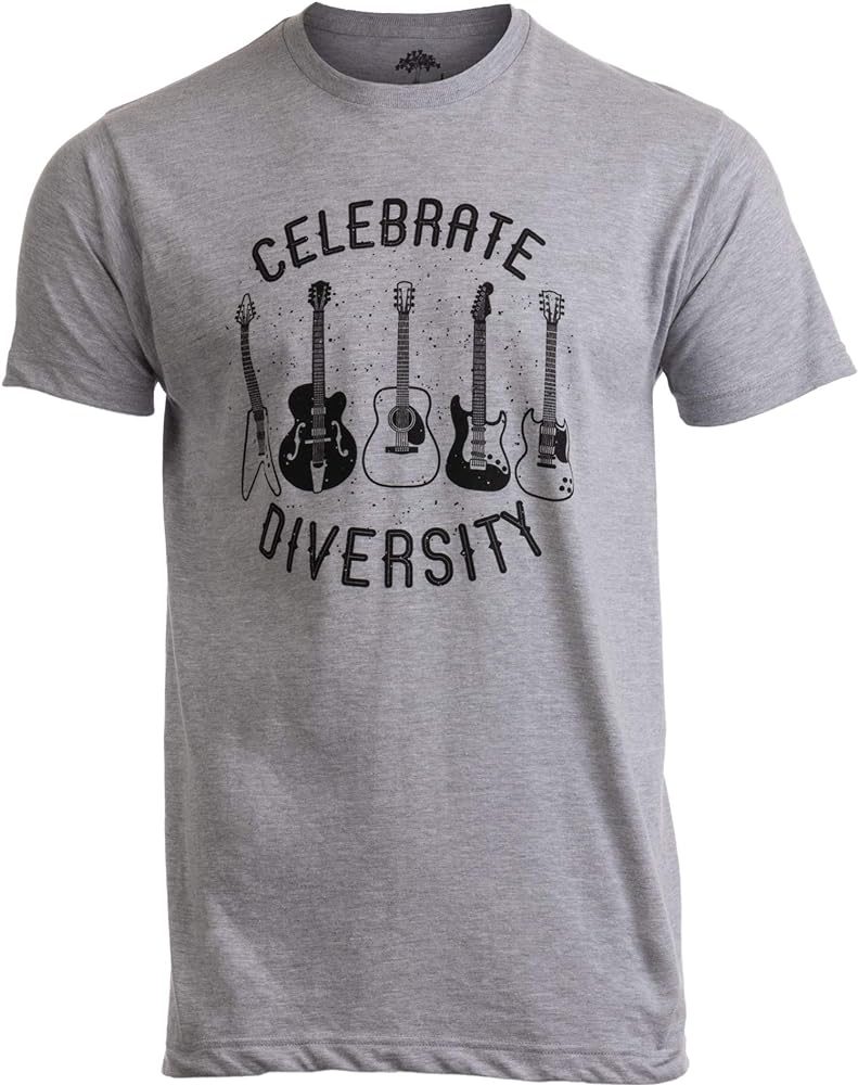 Guitar Player Tee Shirts | Acoustic, Electric, Rock, Bass, Banjo, Ukelele Guitarist Music T-Shirt for Men Women