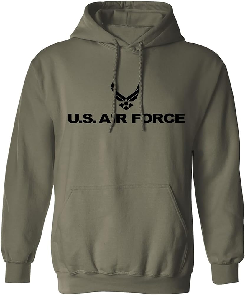 zerogravitee Air Force Pullover Hooded Sweatshirt in Sport Grey