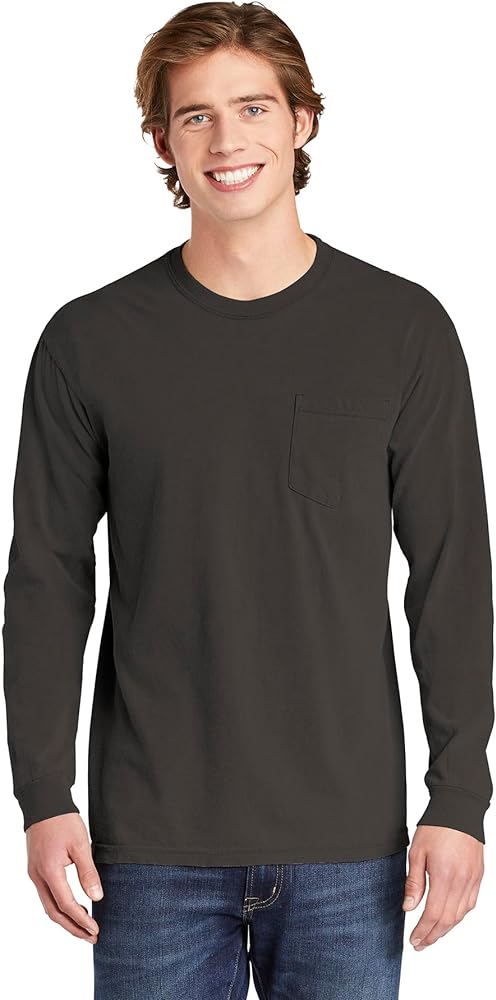 Comfort Colors 4410 Chouinard Long Sleeve Heavyweight Cotton Pocket Tee