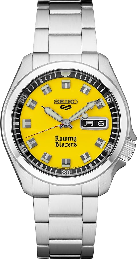 SEIKO Men's 5 Sports SRPJ69, Yellow