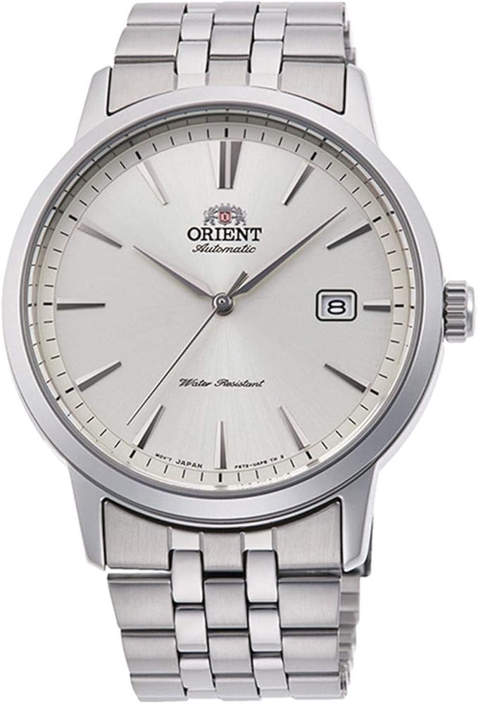 Orient Men's 41.6mm Steel Bracelet & Case Automatic Silver-Tone Dial Analog Watch RA-AC0F02S10B