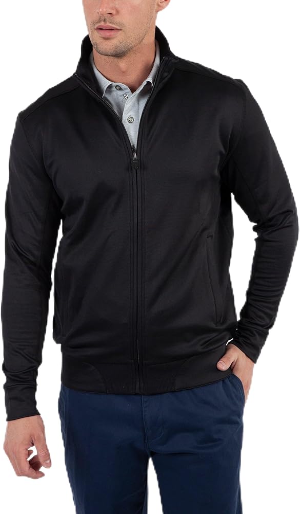 Bobby Jones Golf Apparel - Performance RTJ Interlock Full-Zip Jacket for Men