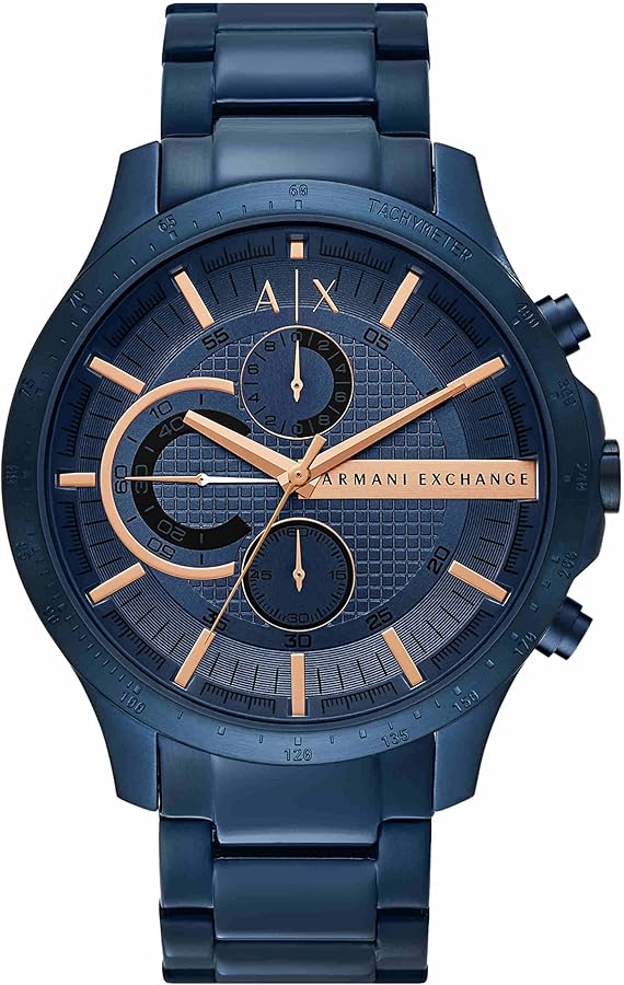 A|X Armani Exchange Chronograph Watch for Men; Men's Watch with Leather, Stainless Steel or Silicone Band