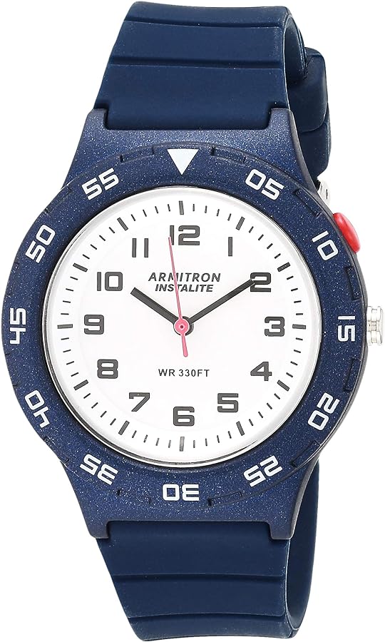 Armitron Sport Unisex Easy to Read Silicone Strap Watch, 25/6443