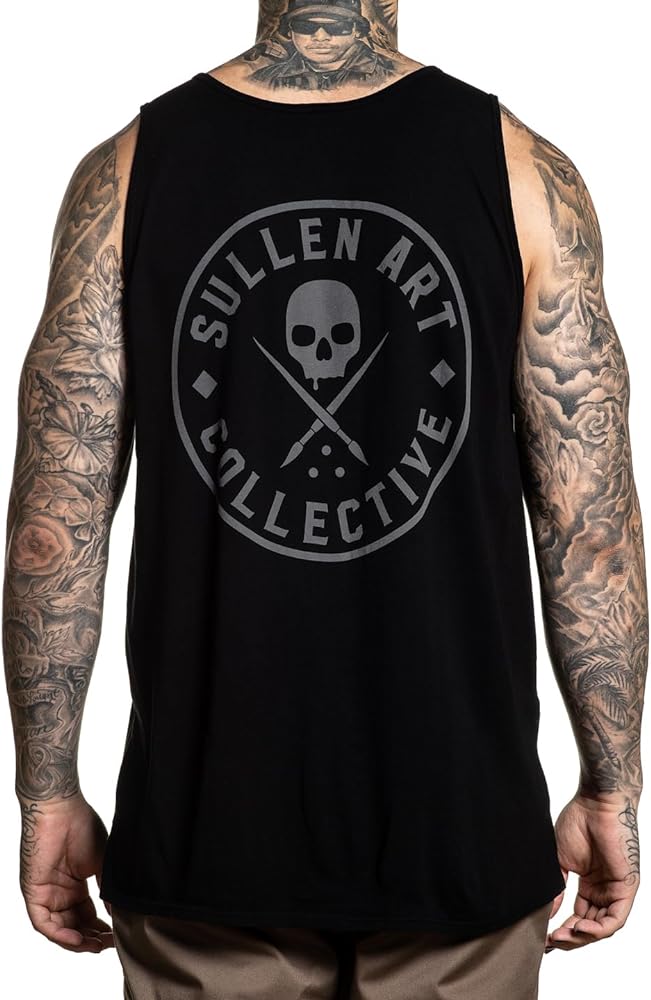 Sullen Men's Forever Tank Tattoo Lifestyle Graphic Art Sleeveless Soft Premium Tank Top