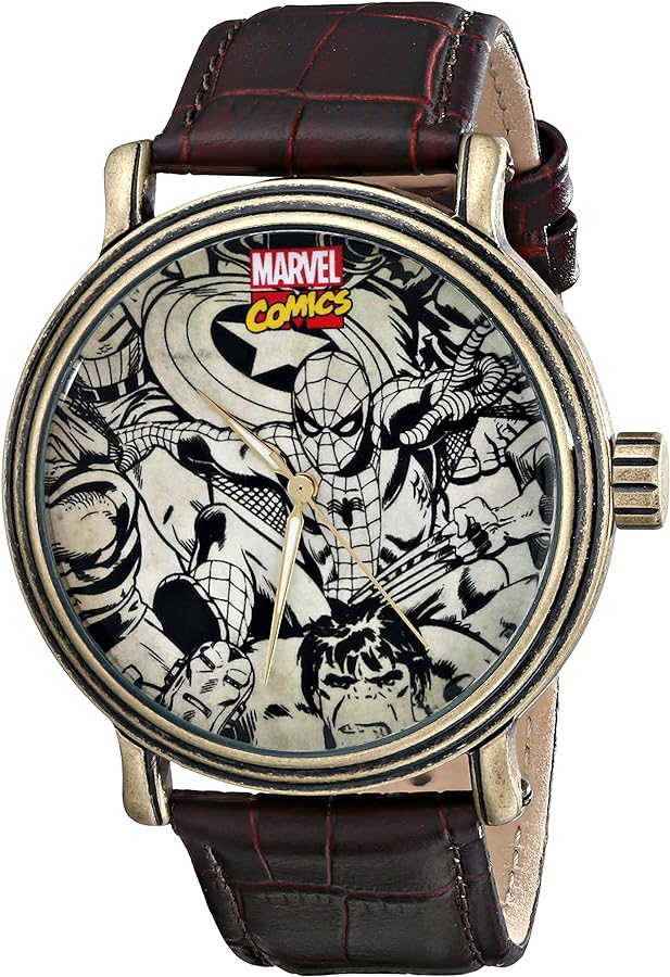 Marvel Adult Vintage Analog Quartz Watch