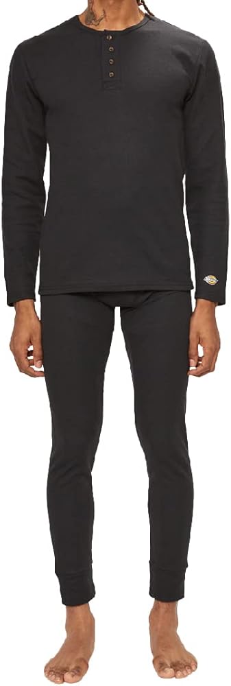 Dickies Mens Long Johns Thermal Underwear Set, 2 Piece Cold Weather Base Layer Set for Men