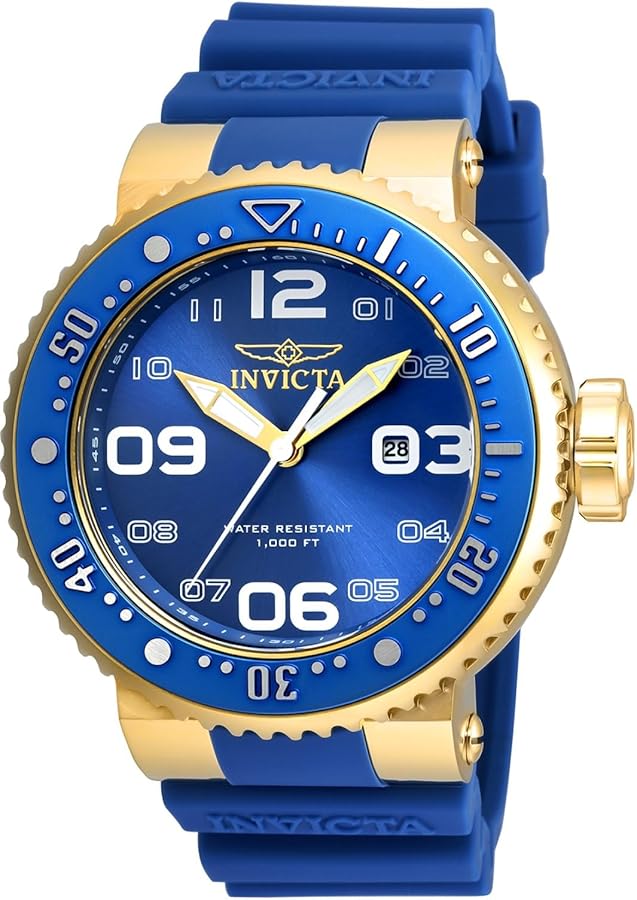 Invicta Men's 21522 Pro Diver Analog Display Japanese Quartz Blue Watch