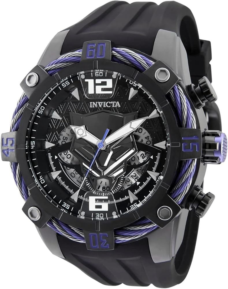 Invicta Marvel Black Panther"Wakanda" 52mm Limited Edition Men's Watch 33161