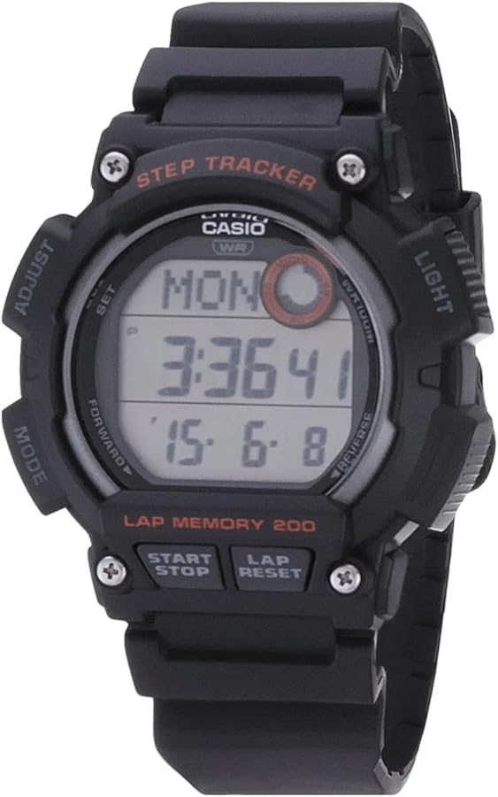 Casio WS-2100H-1AVCF Men's Step Tracker Digital Watch