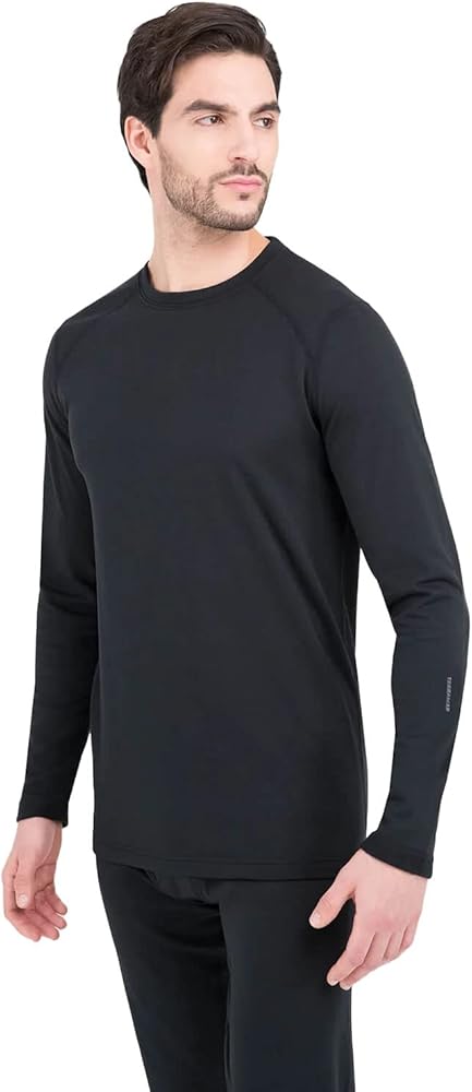 Terramar Men's Military Fleece Long Sleeve Crew