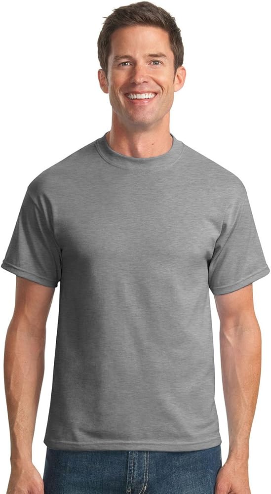 Port & Company Mens 50/50 Cotton/Poly T-Shirt PC55 -Athletic HEA XL