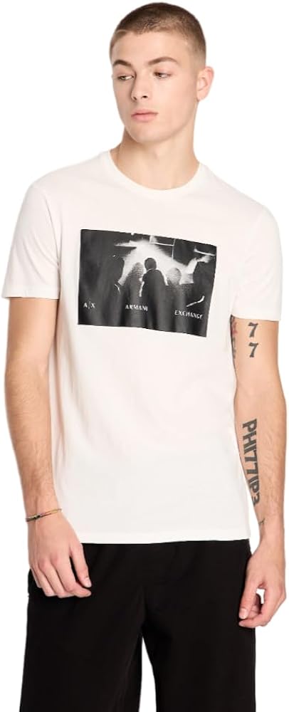 Armani Exchange Men's Regular Fit Concert Graphic Tee