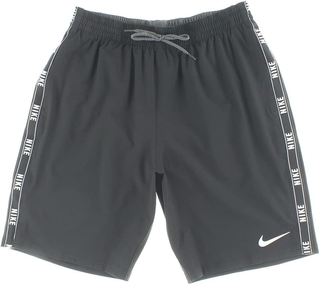 Nike Men'S Taped 9" Swim Shorts Black Mens Active Pants