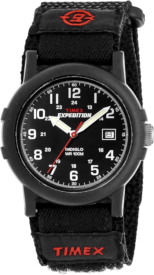 Timex Men's T40011 Expedition Camper Black Fast Wrap Strap Watch